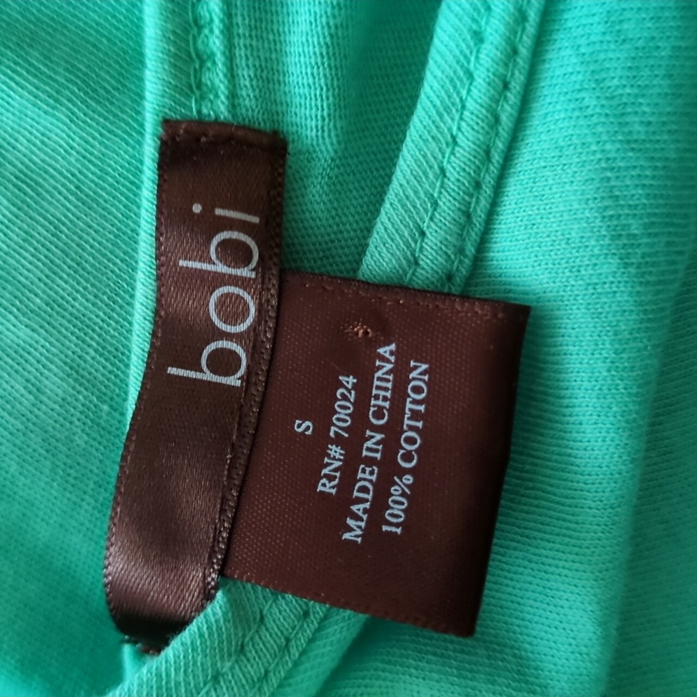 Bobi Tank top Color Teal Blue size S - Picture 3 of 3